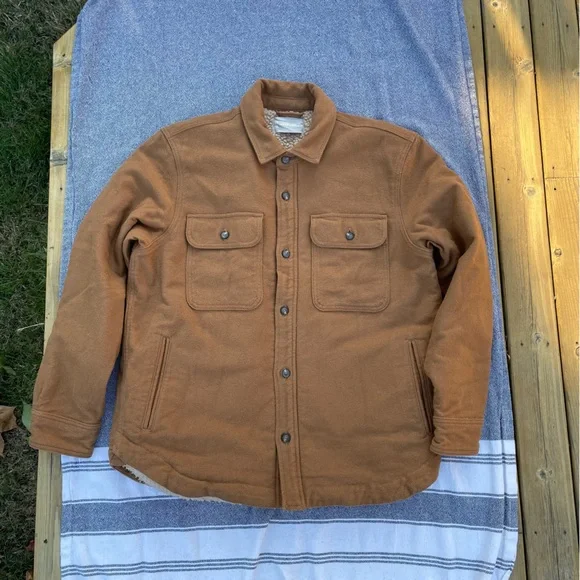 Everlane Shirt Jacket Sherpa Lined - Picture 2 of 11